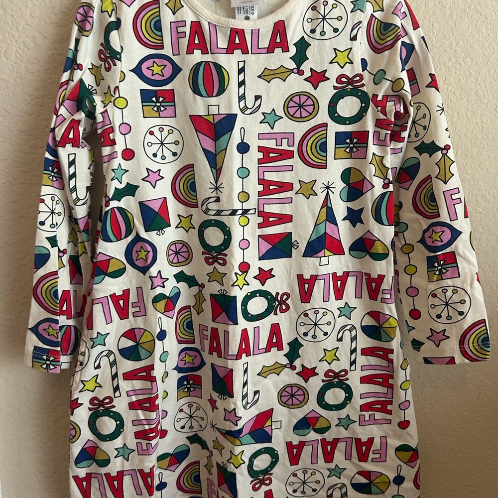 Hanna Andersson Multicolor Festive Kids Dress